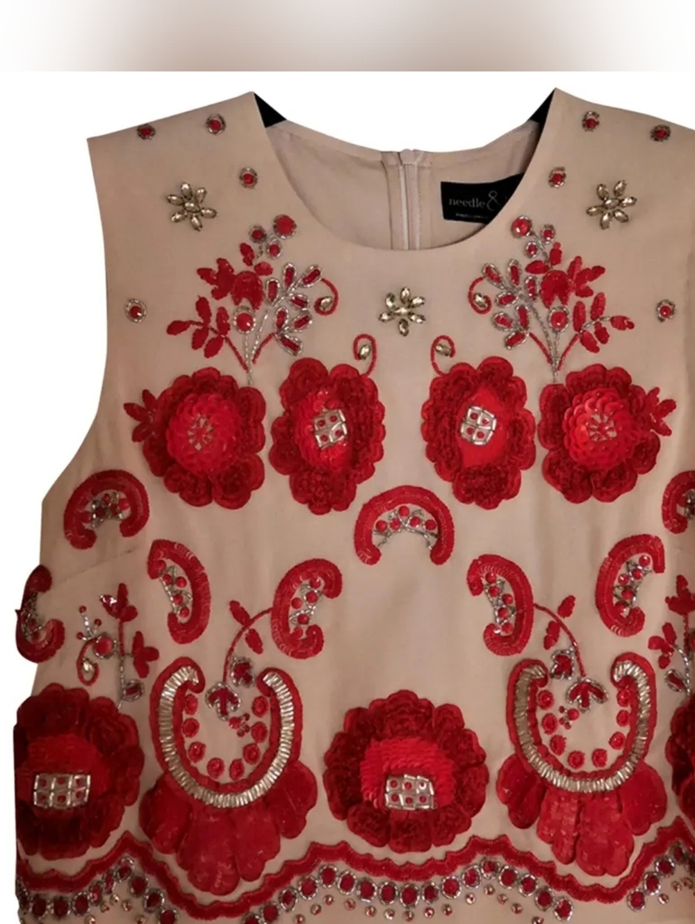Needle & Thread Embellished Floral Top